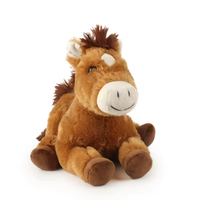 Usine Design de Logo Personnalisé Cheval En Peluche Jouet En Peluche Animal Cheval Doux En Peluche Animal Jouets Avec Logo