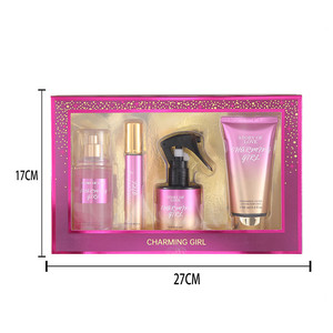 Victoria <b>Perfume</b> Set Hair Mist and <b>Perfume</b> and 90ml Lotion 4 in 1 <b>Perfume</b> Set Body Lotion Mist Gift Set - Product Image 4