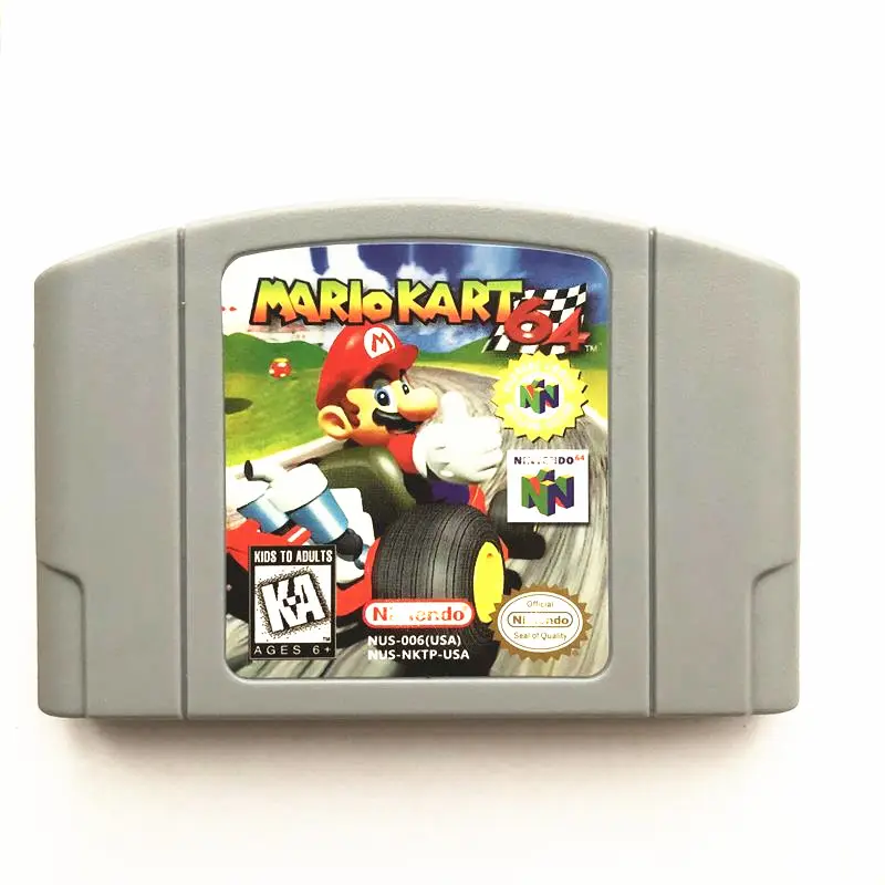 Nova marca EUA versão NTSC n64 jogos para mario kart n64