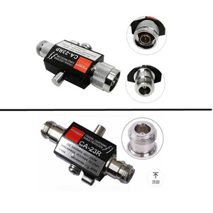 RF sét arrester UHF/N loại KK bảo vệ tăng kim cương N nam để N nữ Walkie Talkie ăng ten trung chuyển sét bảo vệ - Product Image 2