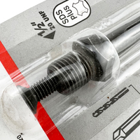 Adaptateur de tige SDS Plus 1/2"-20 UNF en acier au carbone haute résistance, mandrin fileté pour perceuse à percussion, scie cloche et accessoires de perçage