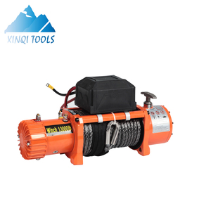 XINQI 13000lbs Công Suất Kéo 4X4 Ứng Dụng Tời Điện 12V Tời Điều Khiển Từ Xa 5 Tấn Với Dây Thừng Tổng Hợp - Product Image 2