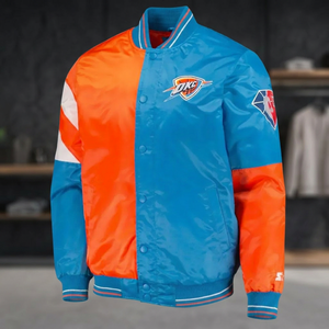 <b>Men's</b> Clothing 100% Polyester Silk Satin Bomber <b>Jacket</b> apparel Blue Orange <b>White</b> Satin <b>Jacket</b> For <b>Men</b> Women Outdoor Street Wear - Product Image 4