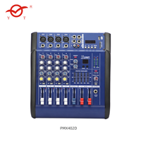 Petit mélangeur de son audio mélangeur 4 canaux console de mixage professionnelle effet dsp USB BT