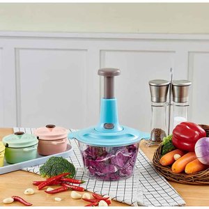 Hachoir manuel à viande et légumes pour cuisine, presse-légumes à pousser pour <span class=keywords><strong>ail</strong></span> et oignon - Product Image 5