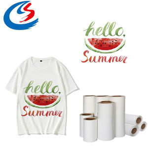 Autocollants de transfert thermique en gros, impression DTF, <span class=keywords><strong>film</strong></span> PET de haute qualité, motif pastèque estival, transfert à chaud pour vêtements - Product Image 1