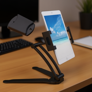 Support universel pour tablette DB en alliage d'aluminium noir 12,9 pouces, support de bureau pour tablette PC - Product Image 2