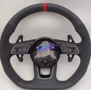 Volant de voiture en Alcantara pour Audi A3 A4L A5 A6L A7 Q8 TT R8 - <span class=keywords><strong>Prix</strong></span> de gros usine - Product Image 1
