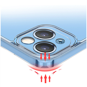 Sang Trọng Chống Sốc Rõ Ràng Điện Thoại Trong Suốt Trường Hợp Đối Với <span class=keywords><strong>iPhone</strong></span> 12 13 14 15 16 Pro Max Không Dây Sạc Từ Cover Quay Lại Trường Hợp - Product Image 6