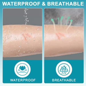 ELAIMEI แผ่นปิดแผลใสแบบกันน้ำ 50 ชิ้น สำหรับว่ายน้ำ อาบน้ำ ปิดแผลหลังผ่าตัด หรือปิดแผลสำหรับสายให้น้ำทางหลอดเลือดดำ - Product Image 5