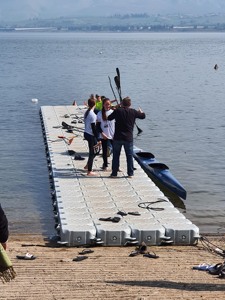 Pont flottant favorable à l'environnement dans la mer pour des touristes avec les balustrades et le Decking - Product Image 4