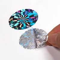 Autocollant de sécurité holographique 3D personnalisé professionnel, étiquette PET anti-effraction