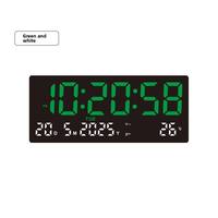 Intelligenter Elektronischer LED Digital-Wecker mit Kalender - Für Zuhause & Büro Batteriebetrieben Quadratisches Zeitgenössisches Design