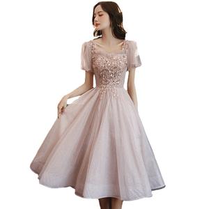 <span class=keywords><strong>Petite</strong></span> <span class=keywords><strong>robe</strong></span> de soirée pour femme, élégante, pour <span class=keywords><strong>demoiselle</strong></span> <span class=keywords><strong>d</strong></span>'<span class=keywords><strong>honneur</strong></span>, mondaine, anniversaire, animatrice, style quotidien, réunion annuelle - Product Image 5