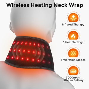 Banda de Vibración con Luz Roja para el Cuello de 660-850nm, 36 Perlas, Fisioterapia para la Columna Cervical, Compresa Caliente, Masaje, Protección del Cuello - Product Image 2