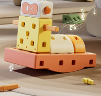 Bloques de Construcción Gigantes Suaves para Niños, Rompecabezas de Coche Multifuncional Educativo, Partículas Grandes para Apilar, Juguetes Educativos Interactivos