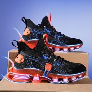 Chaussures de sport légères pour hommes, printemps-automne, avec empeigne en mesh, semelle intermédiaire en EVA, amorti et semelle extérieure en caoutchouc antidérapante - Product Image 6