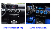 Sortie d'air avec lumière ambiante pour Mercedes Benz GLA W156 2015 ~ 2019