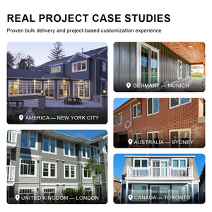 North American Latest Design PVC <b>Sliding</b> Window UPVC <b>Plastic</b> <b>Sliding</b> Glass - Product Image 4