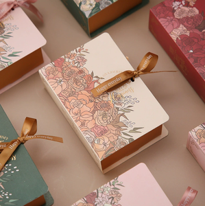 Ready-made bow book shaped <b>gift</b> <b>box</b> birthday <b>gift</b> <b>box</b> <b>gift</b> <b>box</b> with high-end feel light luxury <b>gift</b> packaging <b>box</b> <b>empty</b> <b>box</b> - Product Image 1