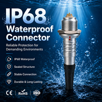 Connecteur circulaire étanche hermétique IP68 EGG.2K à 2 broches mâle, robuste pour extérieur, alimentation 6A, contacts dorés, vente en gros en vrac