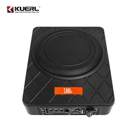 Subwoofer Auto Ultra-Fin Haute Puissance avec Grave Pur, Haut-Parleur à Cône Papier Simple Bobine pour Modification Audio Voiture 12V CC