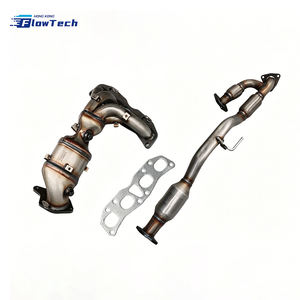 Performance Exhaust Manifold Header for Nissan Pathfinder R52 3.5L V6 VQ35DE T304 Stainless Steel Direct Fit downpipe - Product Image 1