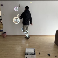 Nouveau Système d'Exposition de Composants Originaux et Services de Location de Projecteurs Interactifs Portables pour Piste de Danse