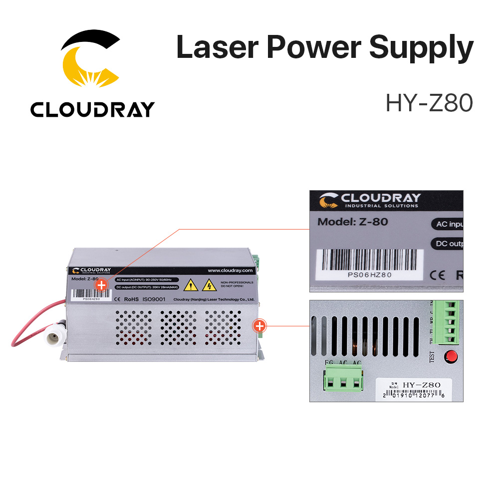Cloudray HY-Z Series Z80 Power Supply - 80-100W AC90-250V
