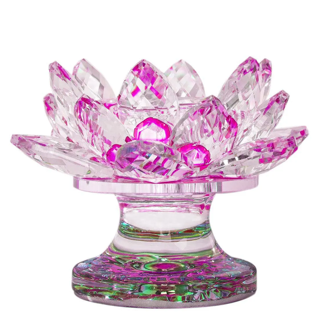New Gifts Artificial K9 Glass Crystal Lotus Flower/クリスタルLotus Wedding Gifts/ガラスLotus