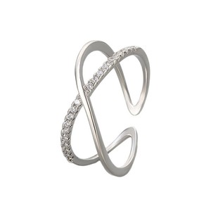 <span class=keywords><strong>Anillo</strong></span> Cruzado Chapado en Oro, Estilo Hip Hop, Romántico, Joyería <span class=keywords><strong>de</strong></span> Moda Diaria, Regalo al por Mayor para Mujer - Product Image 6