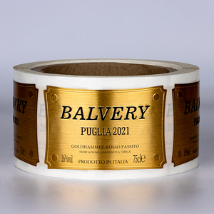 علامة تجارية معدنية فاخرة مخصصة بشعار منقوش علامة ألمنيوم ملصقات عطر ملصق علامة ألمنيوم للزجاجة - Product Image 3