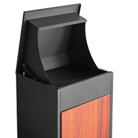 Boîte aux lettres de haute qualité, nouveau design, imperméable, durable, en métal avec revêtement en poudre, pour courrier et colis