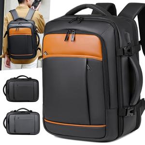 Unisex Phong Cách Không Thấm Nước Mở Rộng Du Lịch Ba Lô USB Biểu Tượng Tùy Chỉnh Chống Trộm Kinh Doanh Máy Tính Xách Tay Ba Lô Cho Nam Giới Dây Kéo Giải Trí - Product Image 1