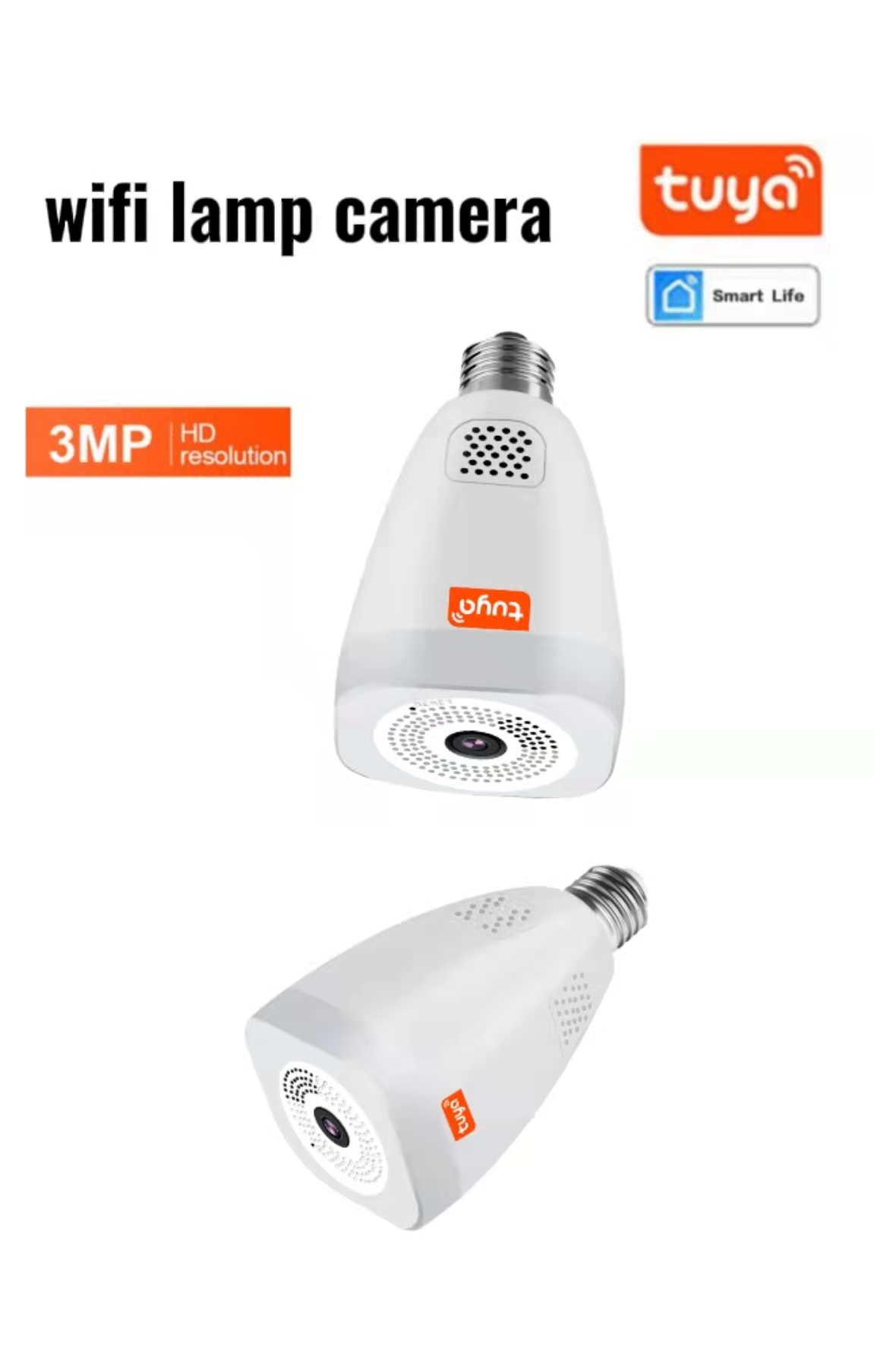 Tuya Smart 3.0MP WiFi 360 Degree Fisheye Camera PST-F30A-3MP