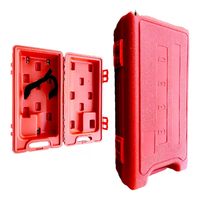 Offre Spéciale EEBD boîte en plastique de sécurité rouge appareil respiratoire boîtier en plastique boîte boîte de rangement pour équipement de lutte contre l'incendie