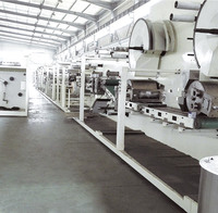 Machine de fabrication de couches pour bébés d'occasion, entièrement servo, faible consommation d'énergie, durable, entretien facile, production de couches jetables
