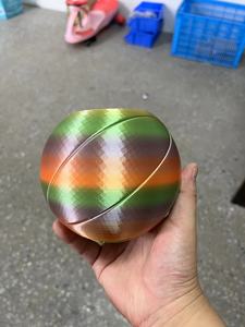 COOBEEN-Filament 3D en soie arc-en-ciel brillant PLA 1.75mm/1kg enroulement soigné pour imprimante 3D FDM - Product Image 6