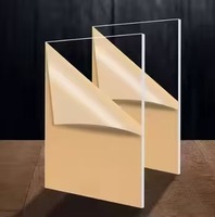 Plaque acrylique PMMA transparente épaisse et brillante, panneau transparent pour boîte de présentation et décoration intérieure