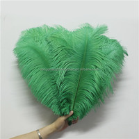 Plumes d'autruche noires naturelles 40 cm, prix d'usine, matériaux artisanaux, accessoires de couture, décoration de coiffure pour la danse DIY