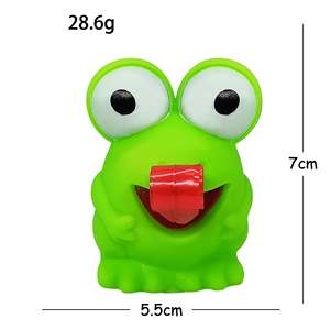 Креативная игрушка-отскок для снятия стресса лягушки, сжимающая и играющая Непоседа для расслабления - Product Image 1