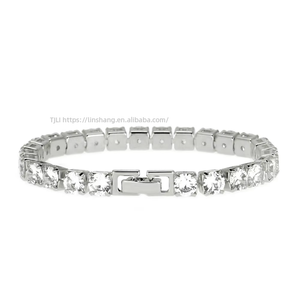 Men's and women's <b>copper</b> zircon fashion <b>bracelet</b>, hipster personality <b>bracelet</b> - Product Image 4