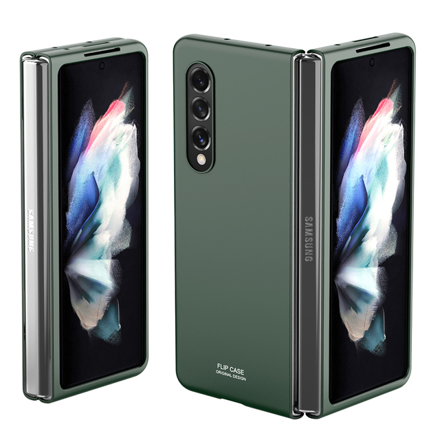 Vmax for Samsung Galaxy Z Fold 3 2 5G Case Clear Transparent Folding Ultra Thin Protective Shockproof Fold3 Back Cover Fundas