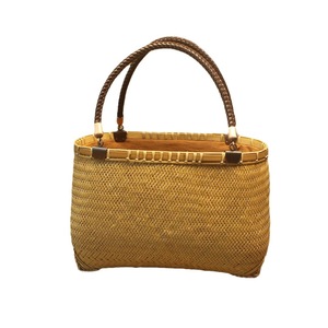 Handmade Bamboo Woven Bag Women Natural Bamboo Craft Eco Friendly Regular Shape Single Strap - Product Image 5