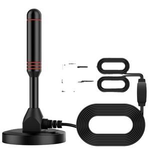 Nhà Máy Giá TV Ăng Ten Khuếch đại tín hiệu tăng cường bên ngoài TV ăng ten với cơ sở từ tính 3M RG58 cáp trong nhà TV ăng ten từ - Product Image 2