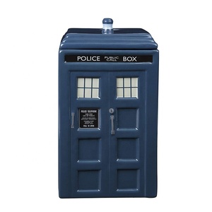TARDIS de Doctor quien Cookie Jar colección cerámica Doctor que la caja de la policía con tapa 10 "h" - Product Image 4