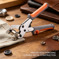 Pince à rivets légère avec construction en acier durable pour la réparation de chaussures et le renforcement de tissus (bricolage)