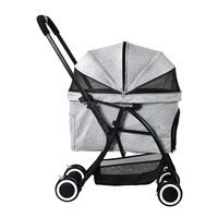 Fabricant de produits pour animaux de compagnie poussette pour chien pliable pratique poussette extérieure