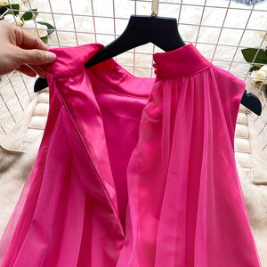 Nuovo Design Estivo: Abito da <span class=keywords><strong>Donna</strong></span> con Fiocchi e Farfalle, Stile Vacanza, Linea A, Comodo e Snellente - Product Image 5