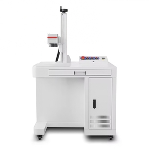 Machine de marquage laser fibre de précision 50W, type <span class=keywords><strong>armoire</strong></span> refroidie par air, pour gravure de métaux, coques de téléphone, clés USB, bijoux - Raycus - Product Image 1